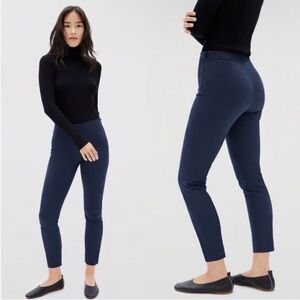 Everlane The Work Pant Ankle Navy Ponte Pants Size 2